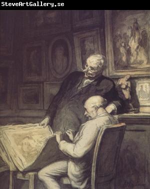 Honore  Daumier The Print Collectiors (nn03)